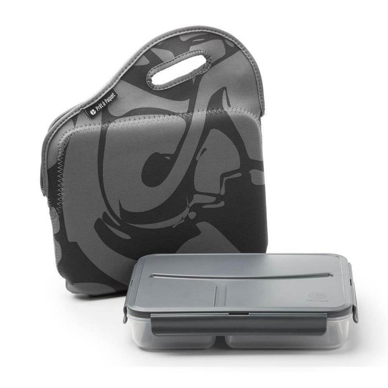 Life Story 9" x 7" Leak Proof Divided Portion Control Salad Lunch Box Container