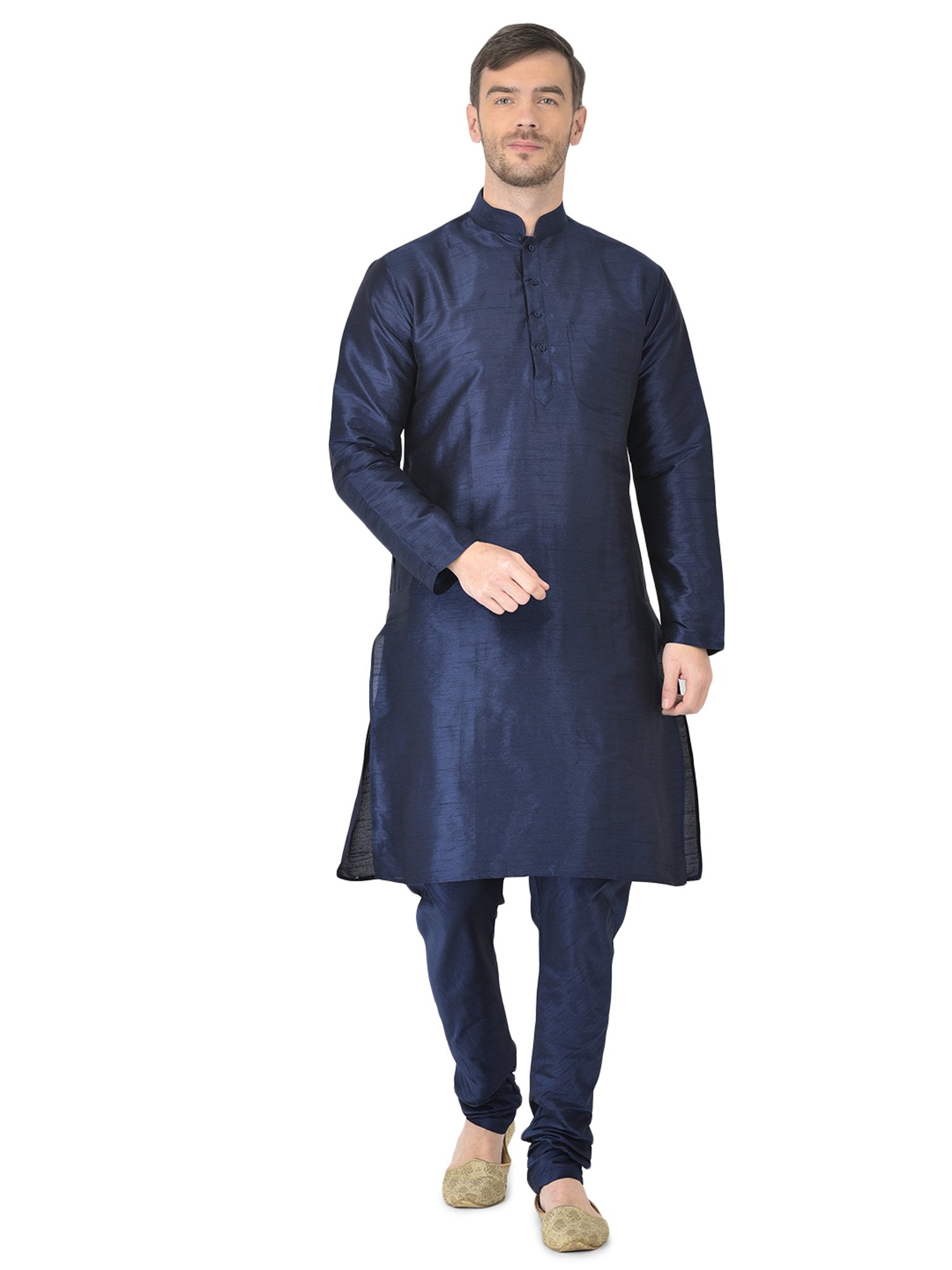 SG RAJASAHAB Multi Regular Fit Self Pattern Kurta Set