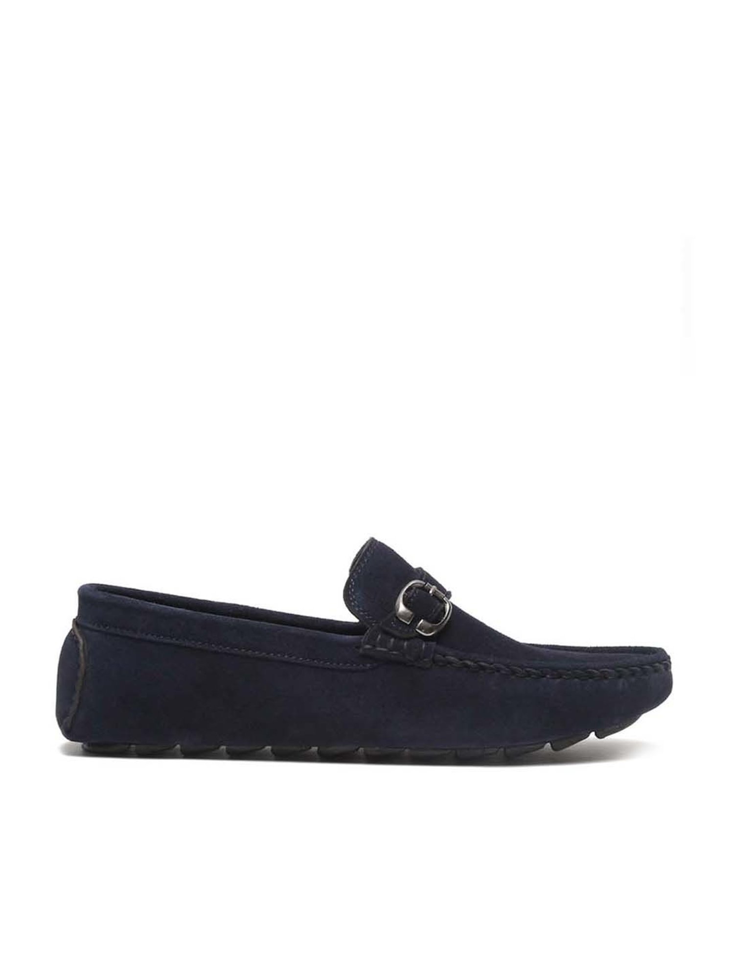 Louis Stitch Men's Federal Blue Monk Shoes