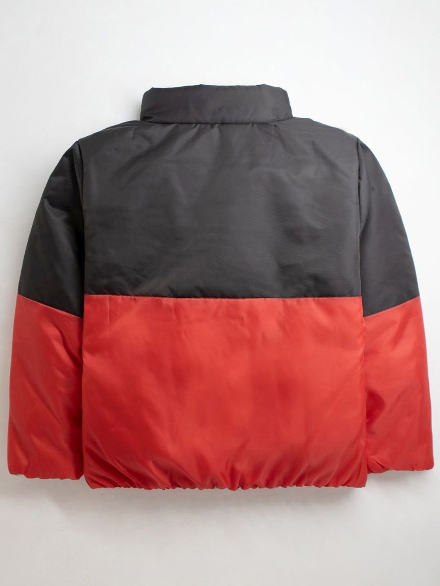 Allen Solly Junior Navy & Green Color Block Full Sleeves Jacket