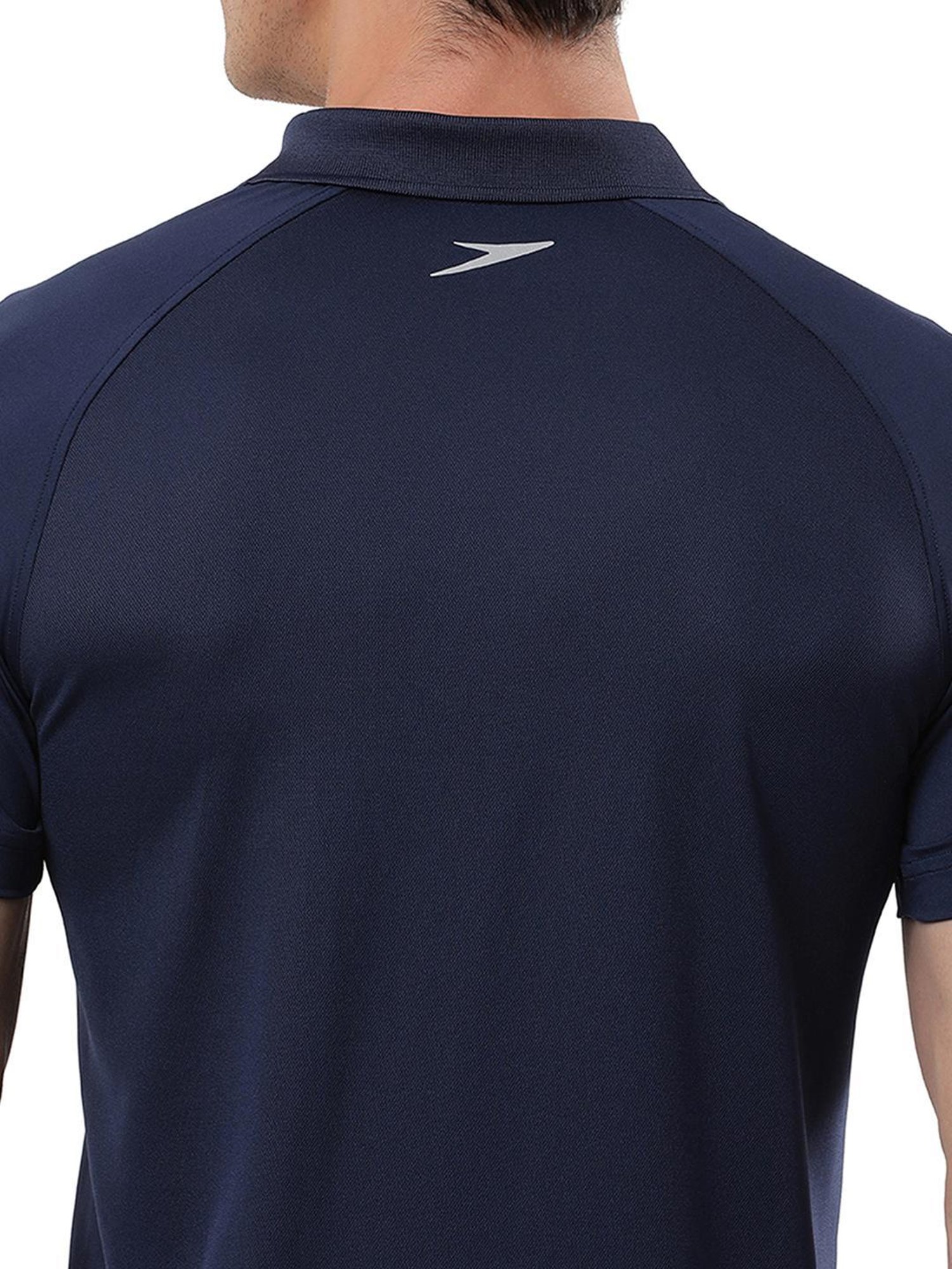 Speedo Navy Regular Fit Sports Polo