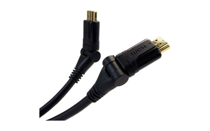 VisionTek HDMI Pivot Cable 3 ft (M/M) - HDMI to HDMI Cable