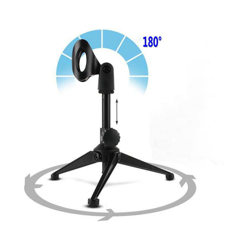 Depusheng Microphone Stand Desktop Tripod Stand Wired Wireless Microphone Stand Desktop Microphone Stand