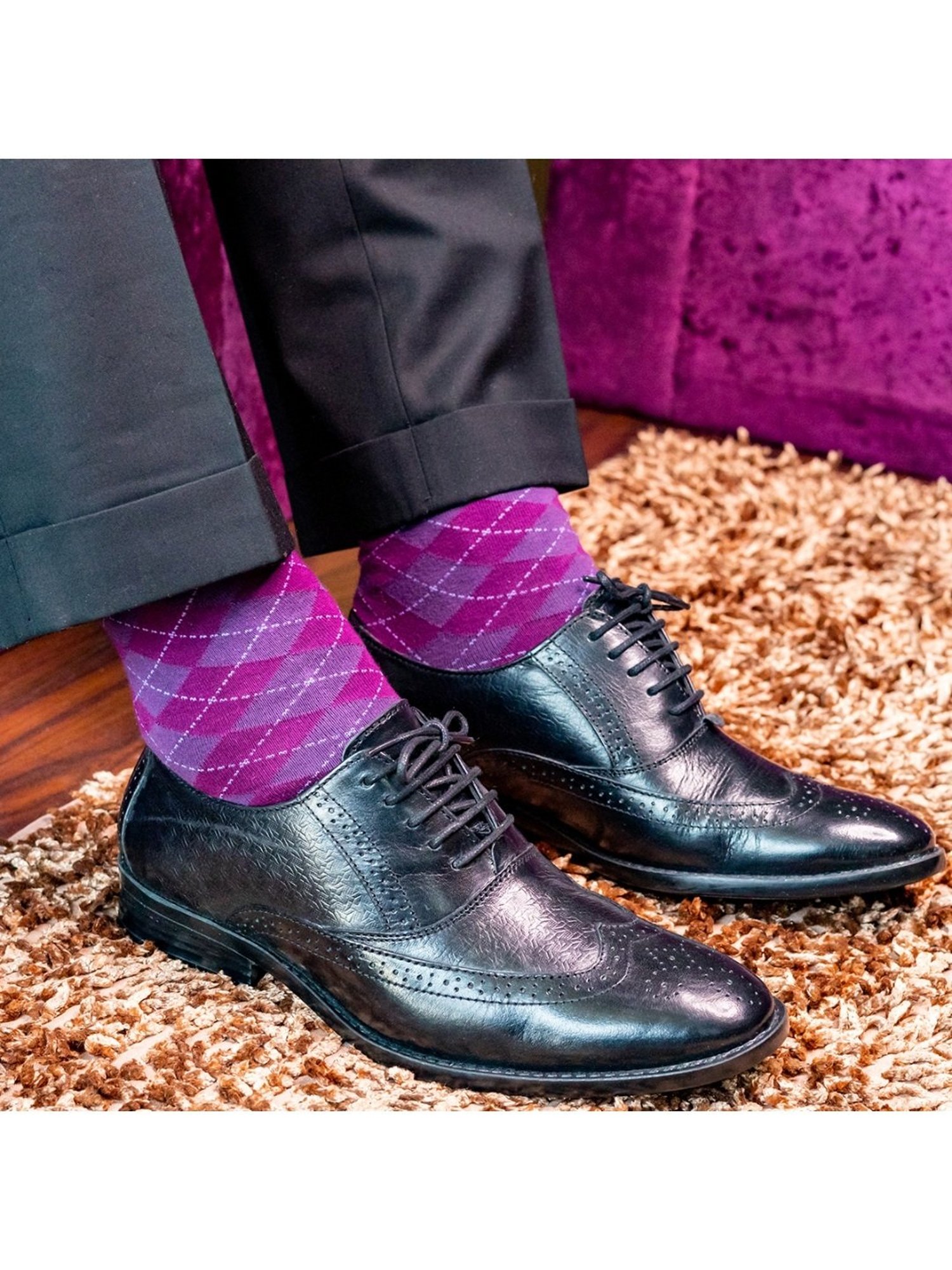 Man Arden Multicolor Striped Socks - Set of 3