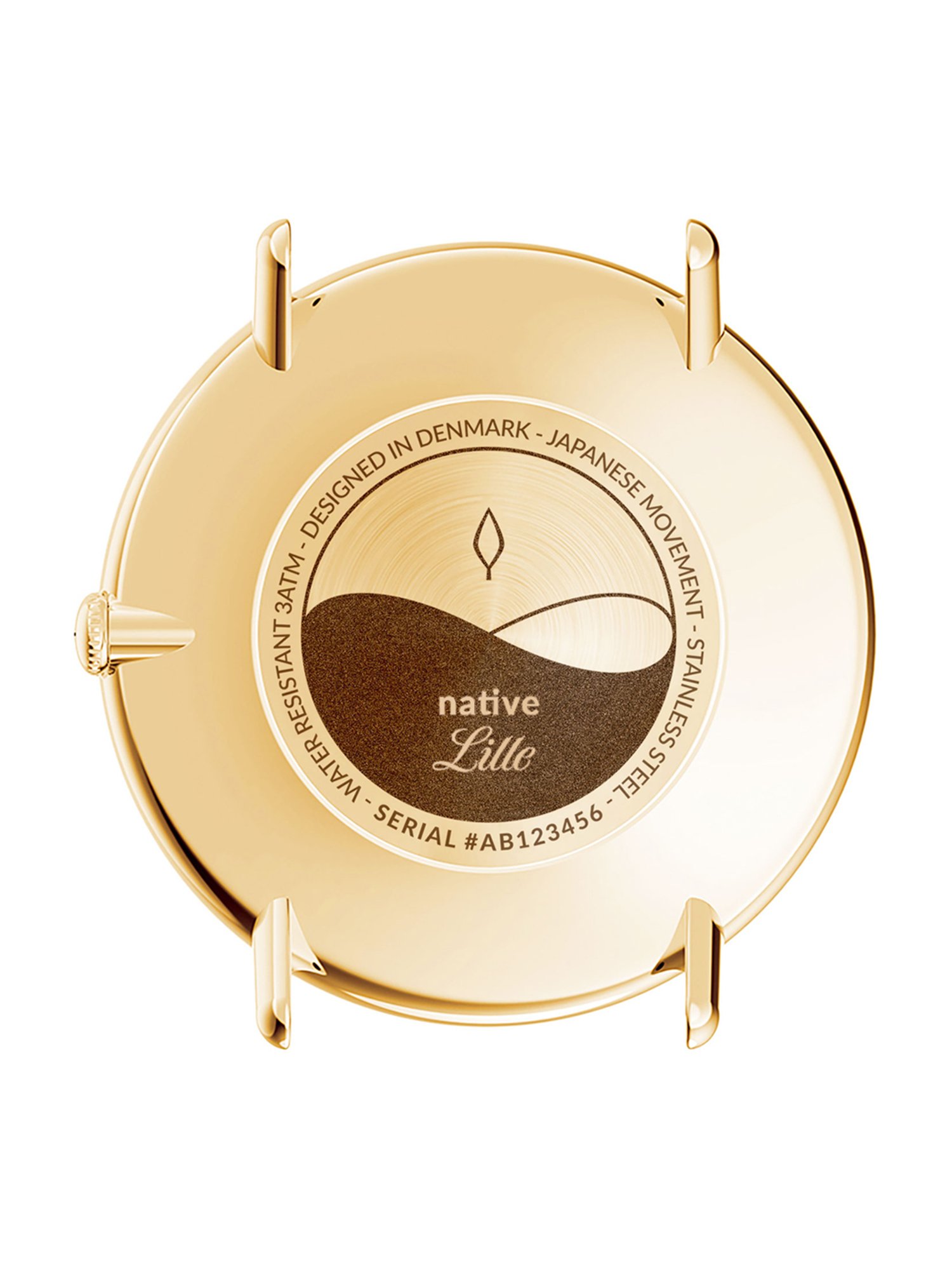 NORDGREEN NR40GOLEBRXX Native Analog Watch For Men