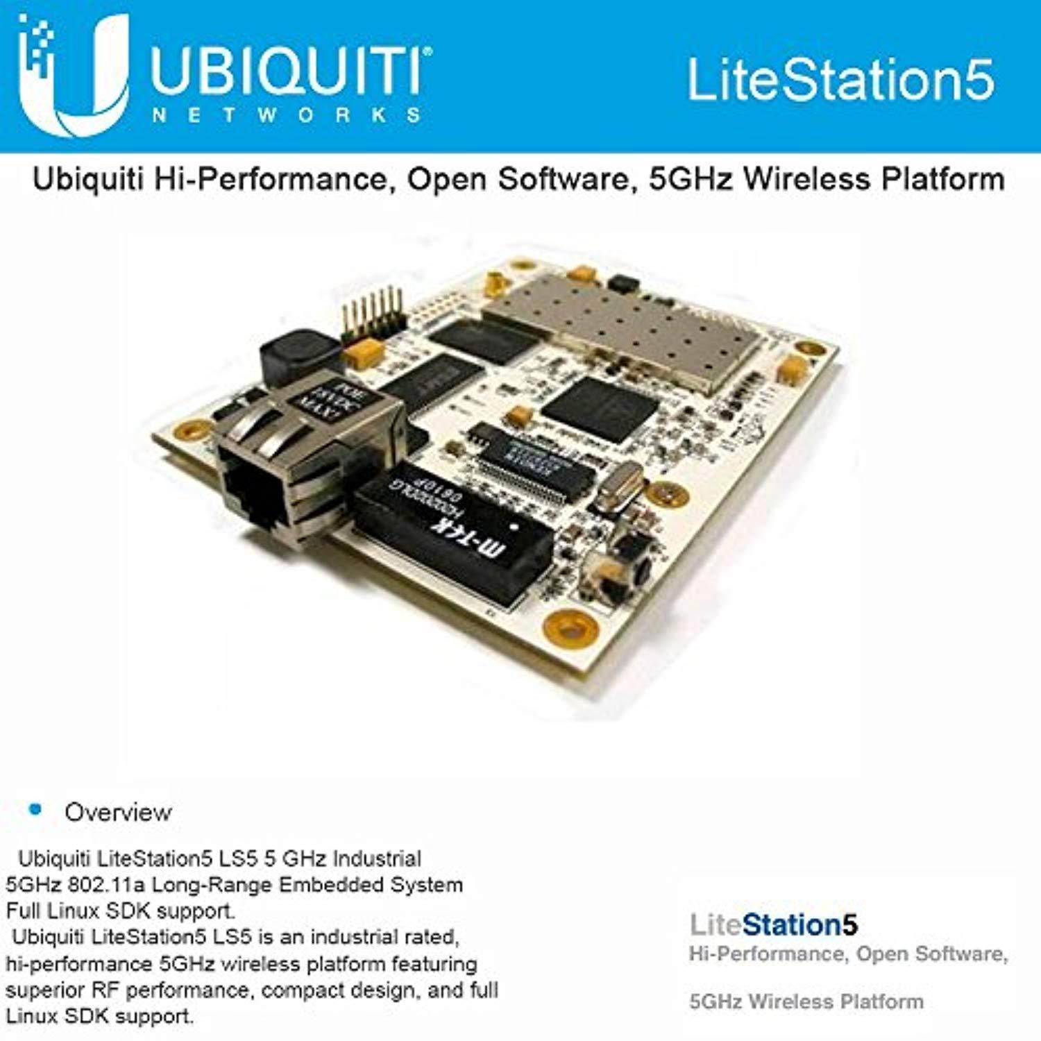 Ubiquiti LiteStation5 LS5 Hi-Performance Open Software 5GHz Wireless Platform