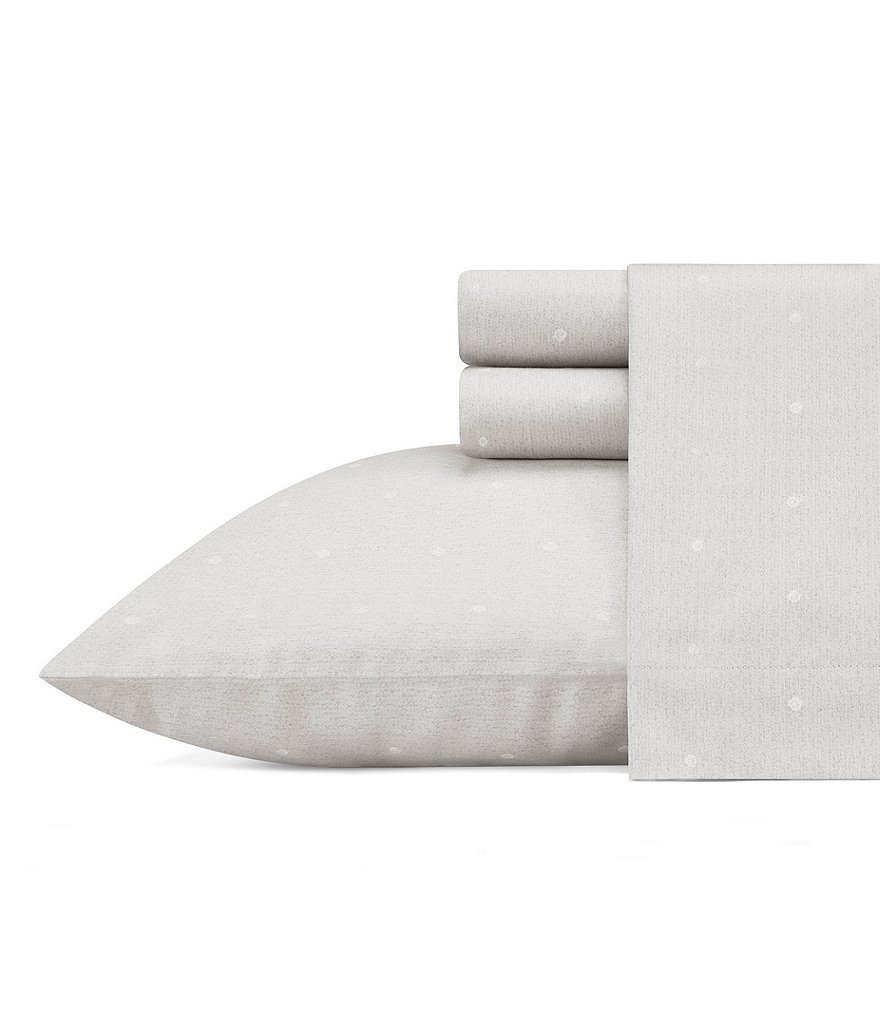 Vera Wang Eyelet Silver Sheet Set