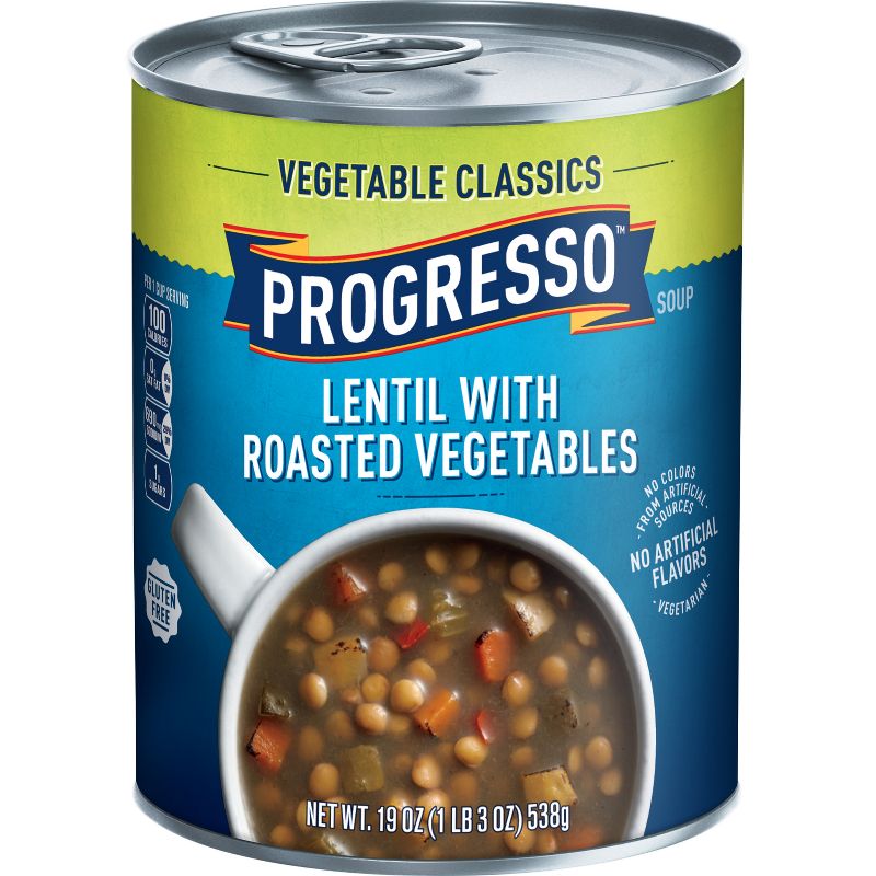 Progresso Vegetable Classics Lentil with Roasted Vegetables Soup - 18.5oz