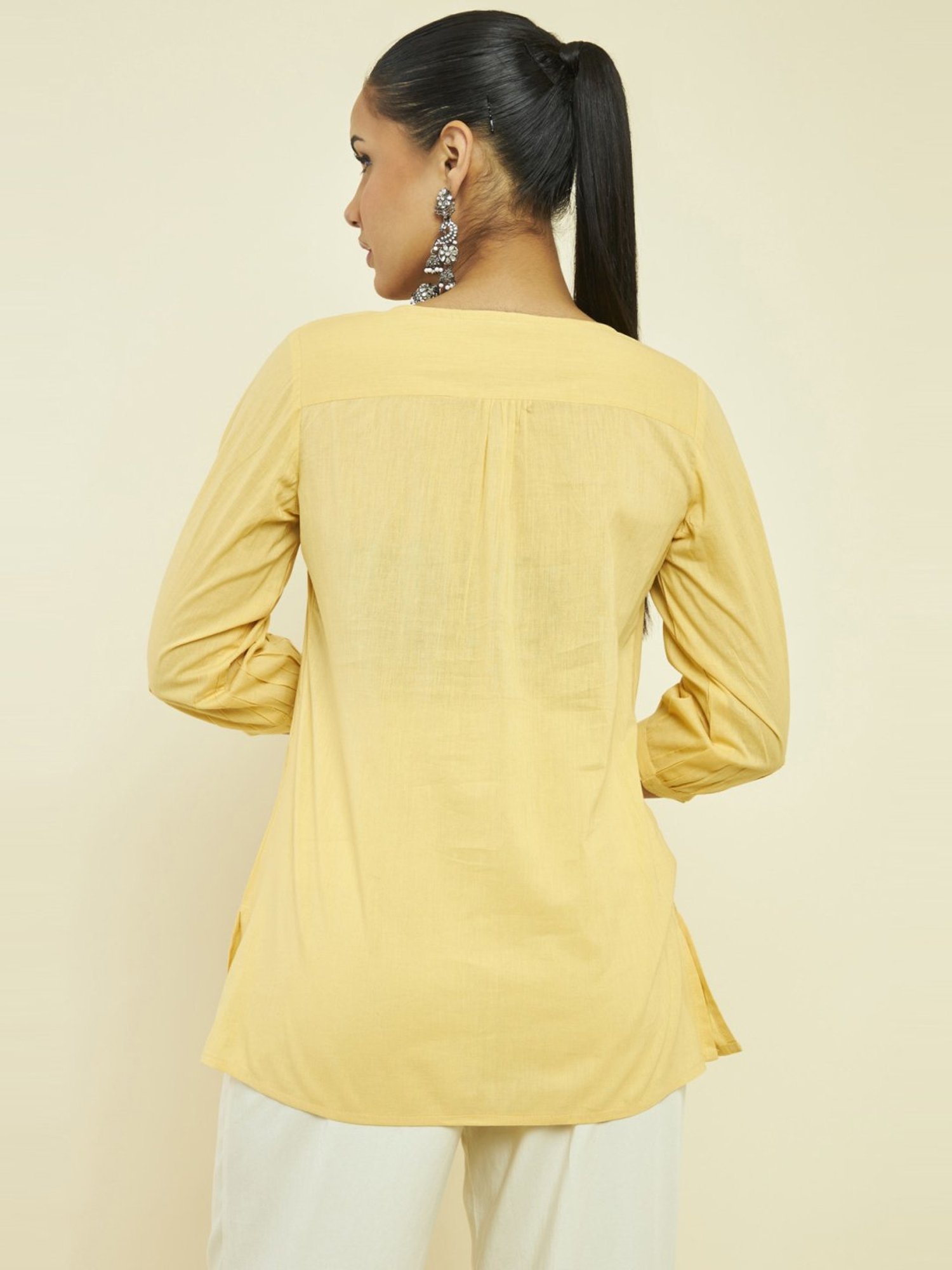 Soch Yellow Cotton Tunic