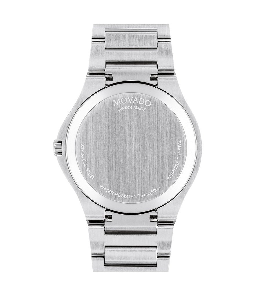 Movado S. E. Dual Finished Stainless Steel Bracelet Watch