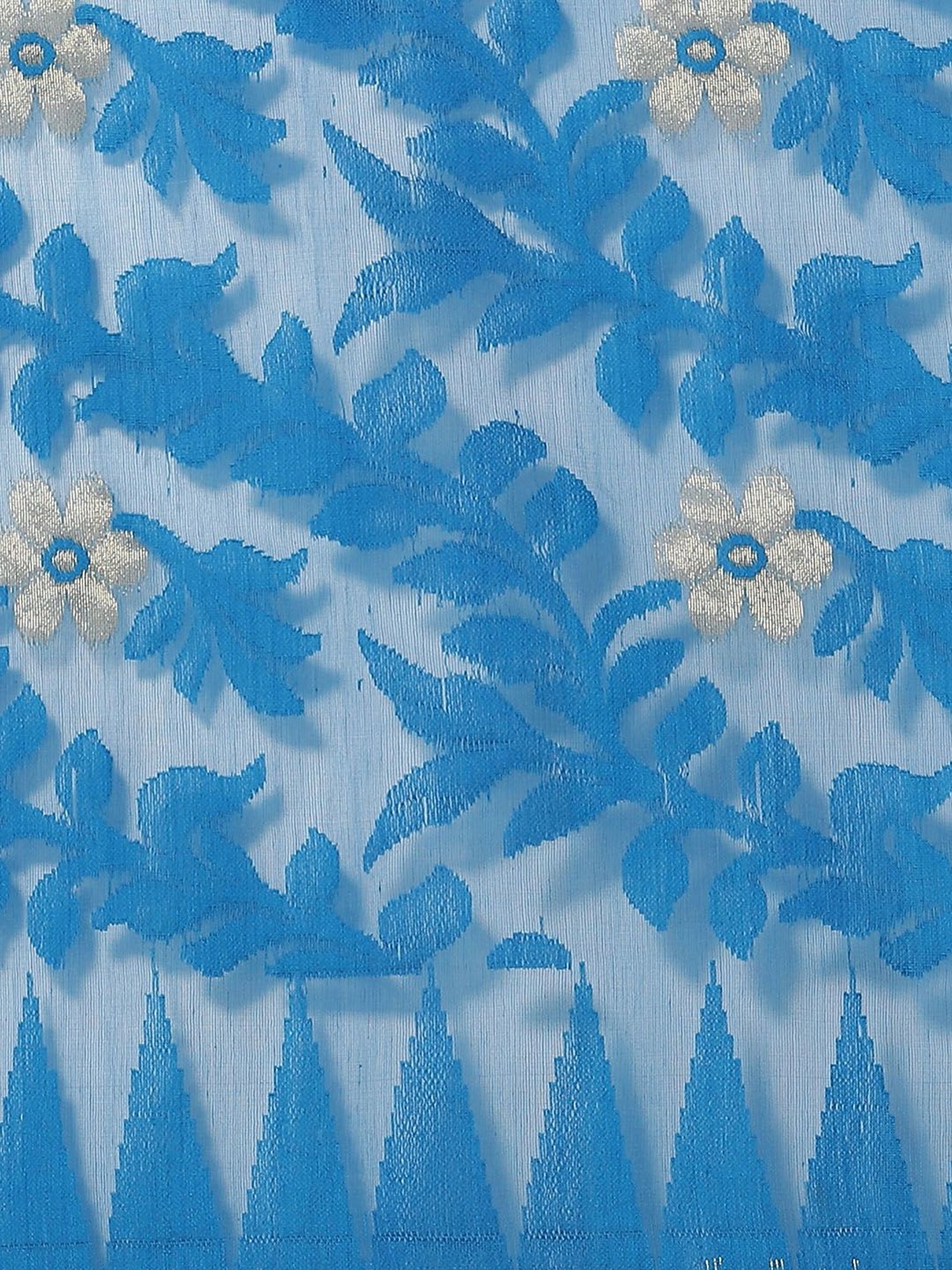 Kalakari India Blue Woven Saree