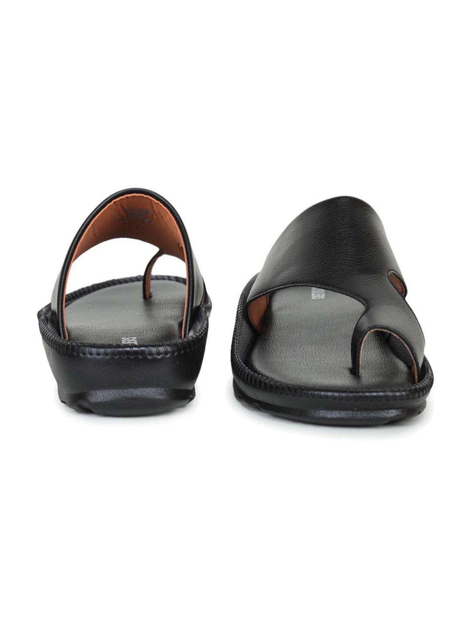 Coolers by Liberty Men's Black Toe Ring Sandals