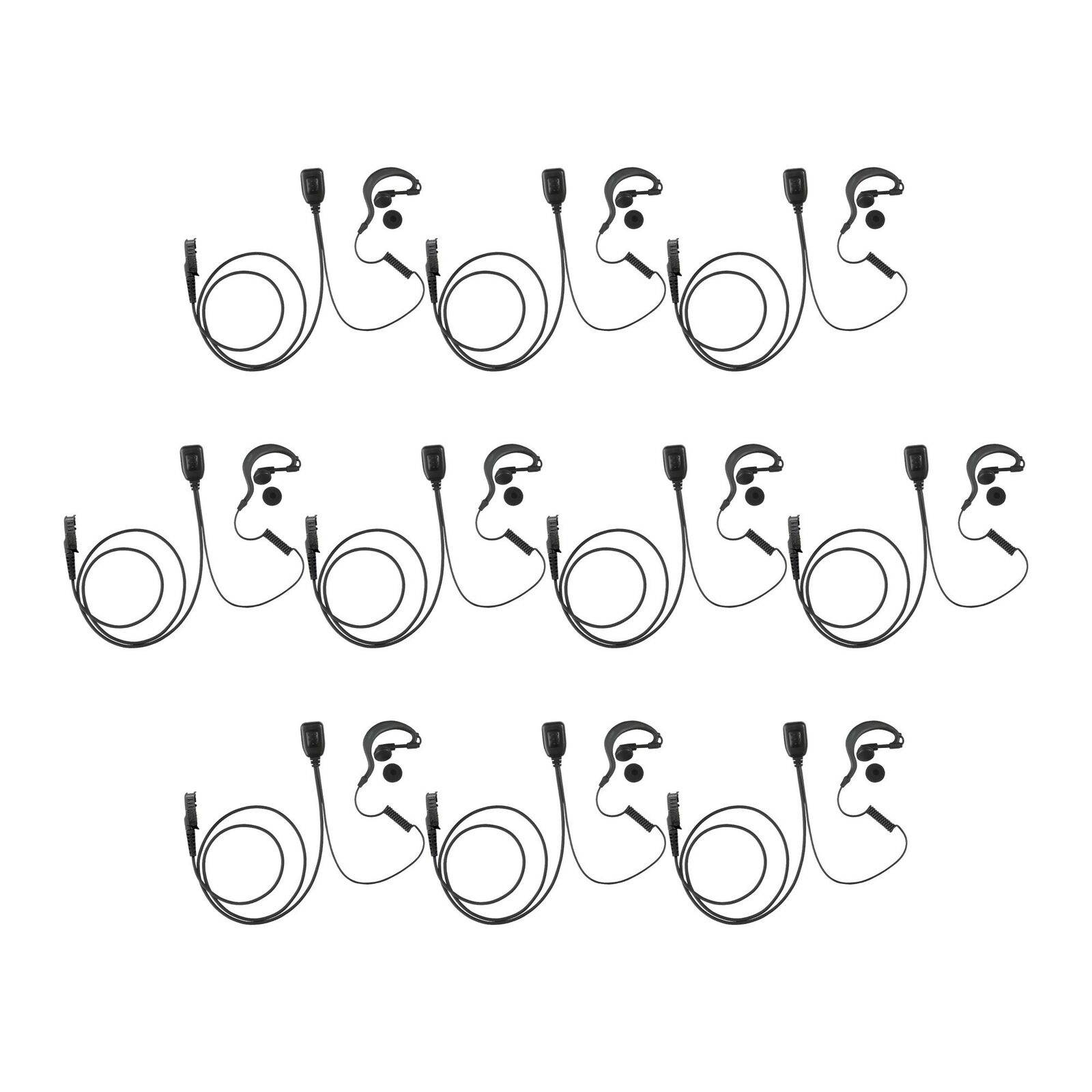 10 pcs New G-Hook Earhanger Headset PTT for Motorola XPR3500 XPR3300 Radio