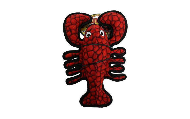 Tuffy Ocean Creature Lobster Dog Toy - Red