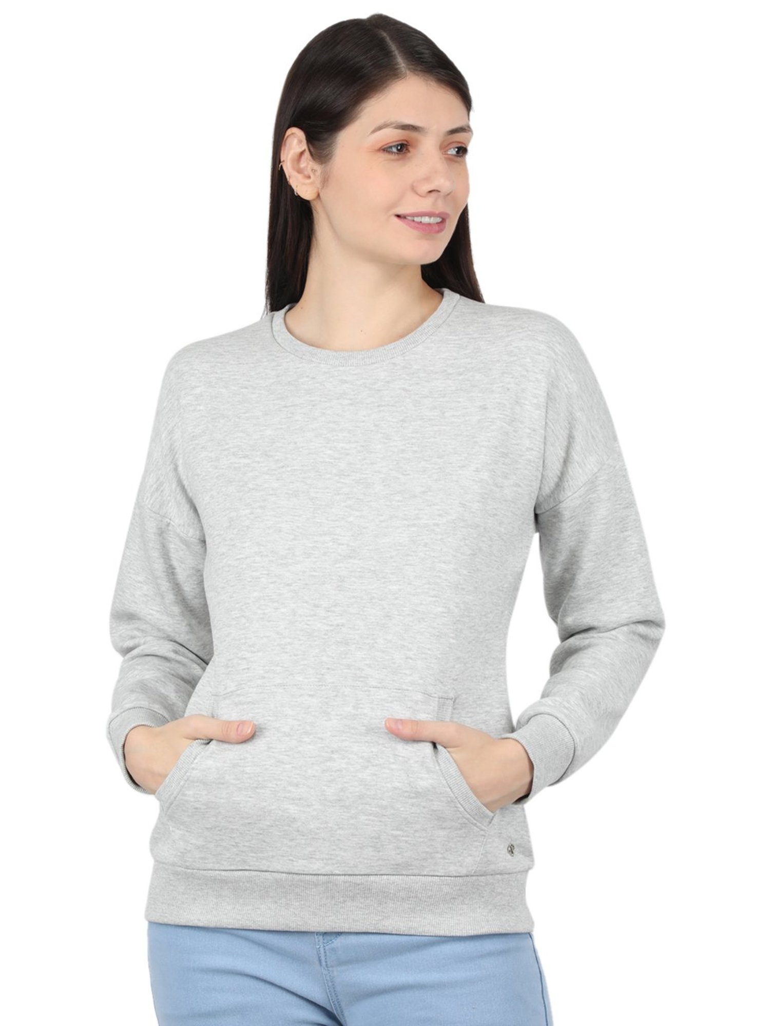 MOCA by Monte Carlo Grey Pullover
