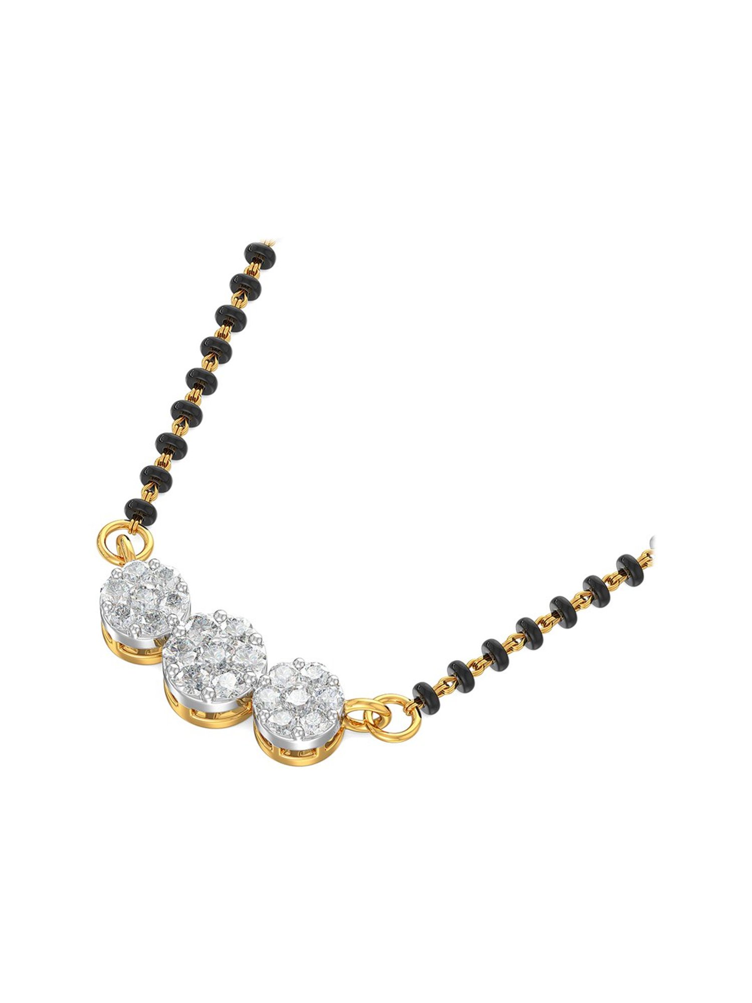 Waman Hari Pethe Jewellers 18k Gold & Diamond Mangalsutra for Women