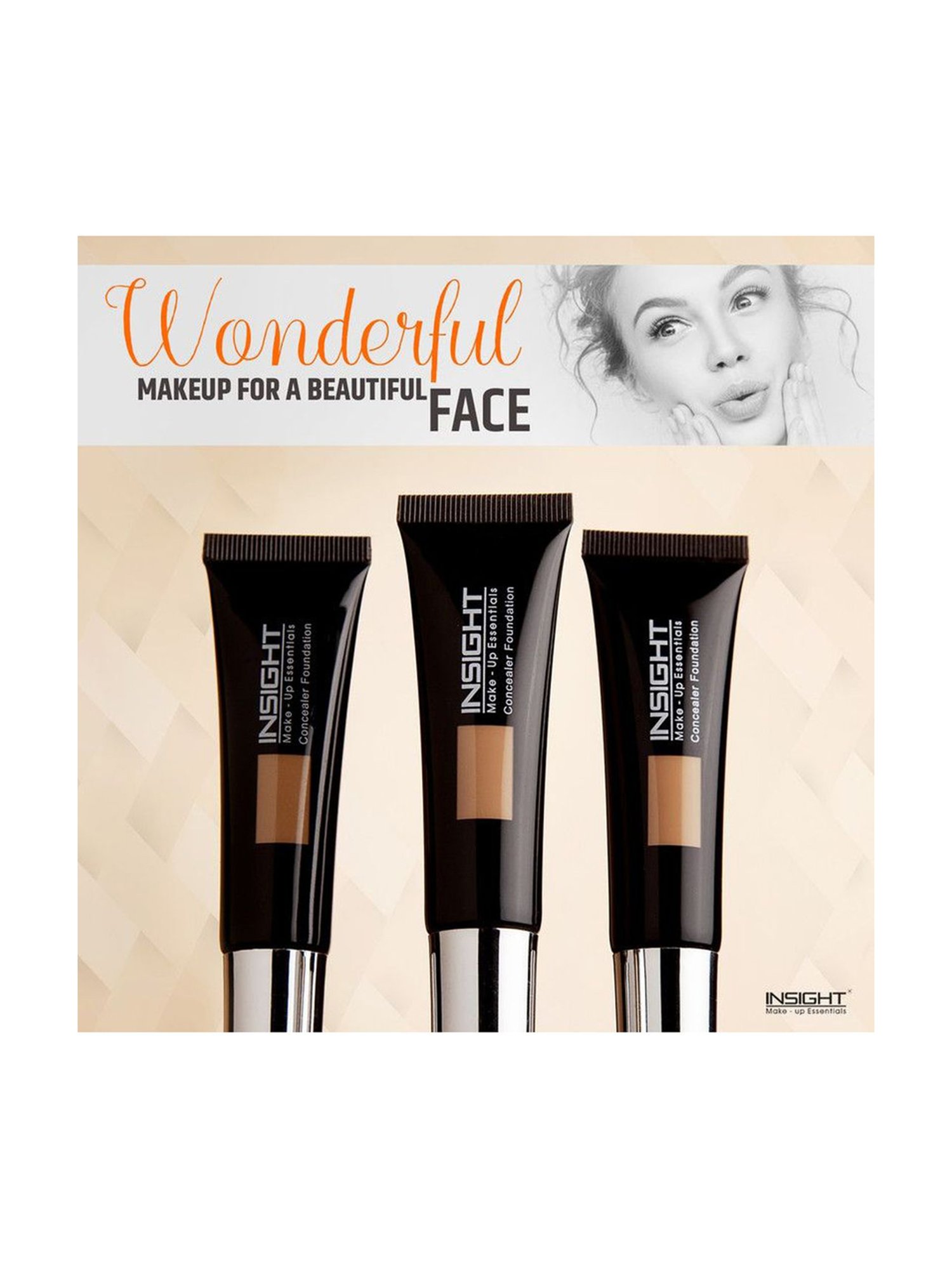 Insight Cosmetics Concealer Foundation Warm Beige - 20 ml