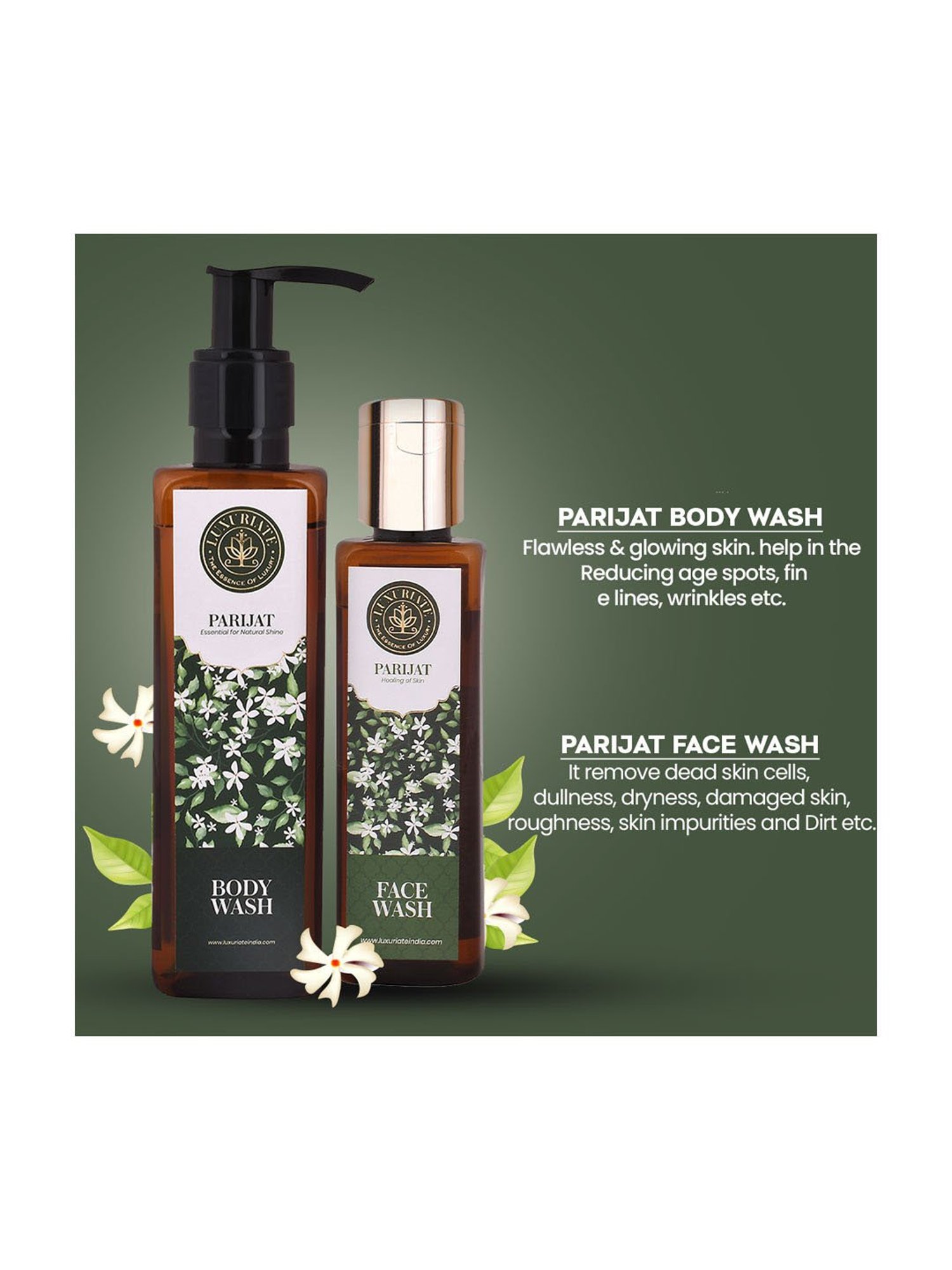Luxuriate Lime Hand Wash and Tea Tree Face Wash Combo