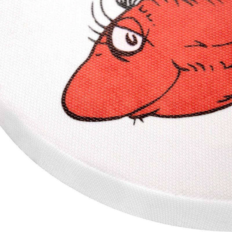 4pc 8"x8" Dr. Seuss One Fish, Two Fish, Red Fish, Blue Fish Stretched Canvas Wall Art Set