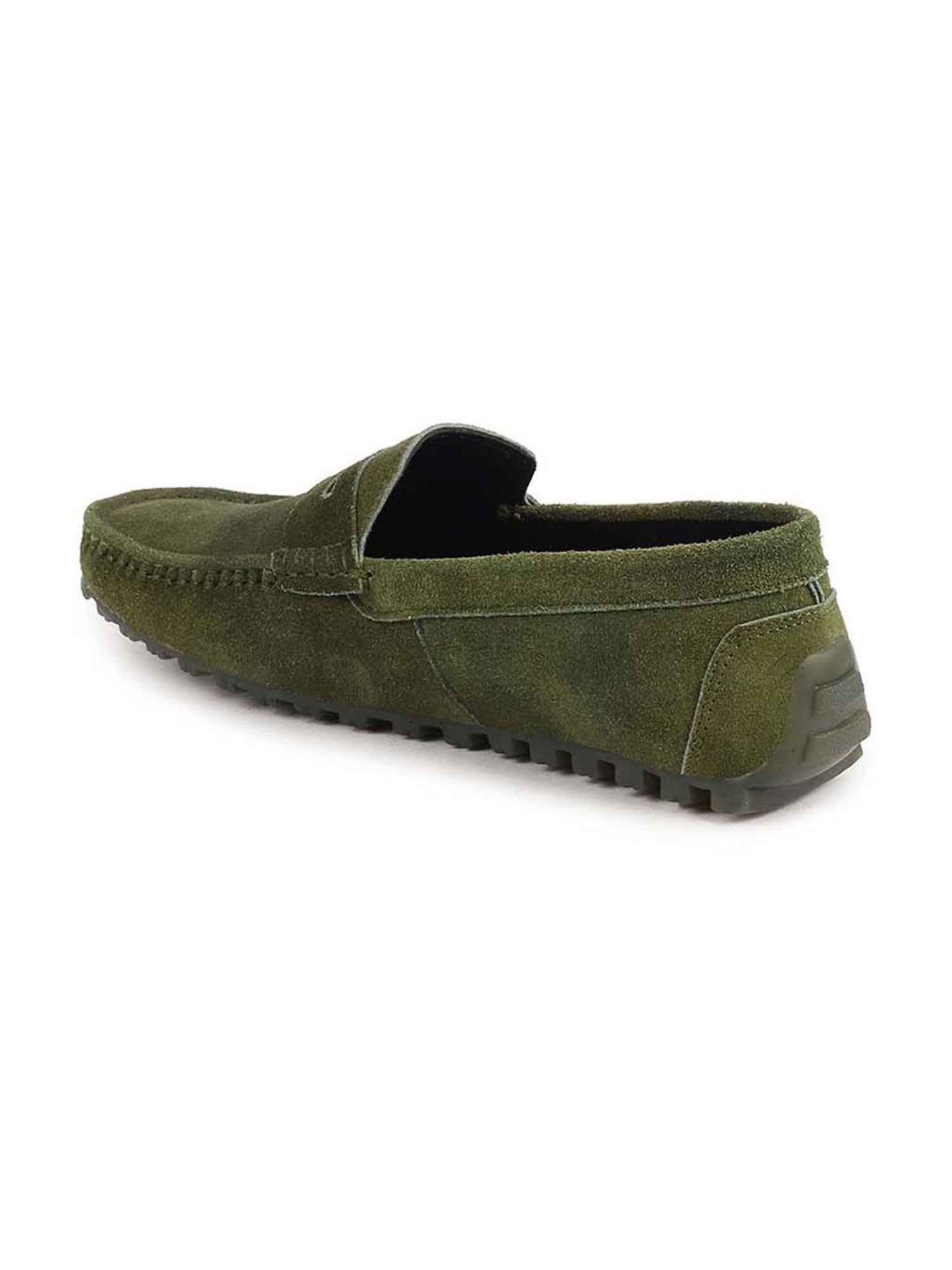 Fausto Men's Green Casual Loafers