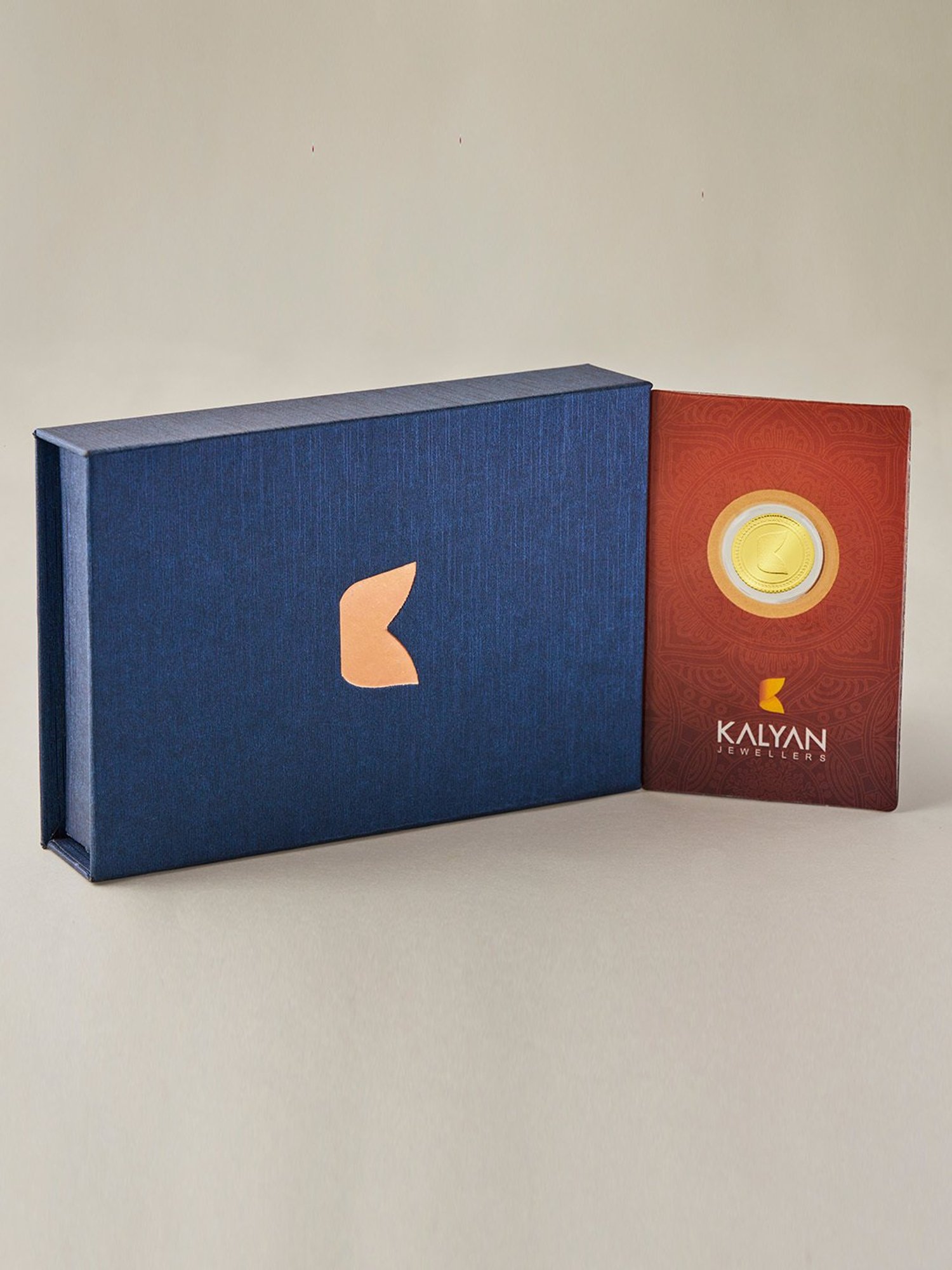 Kalyan Jewellers Rose 22k (916) 2gm BIS Hallmarked Gold Coin