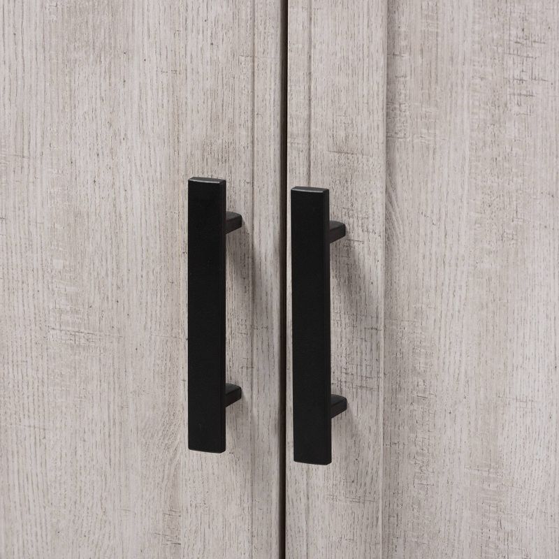 Wood 2 Door Storage Cabinet in White-Pemberly Row