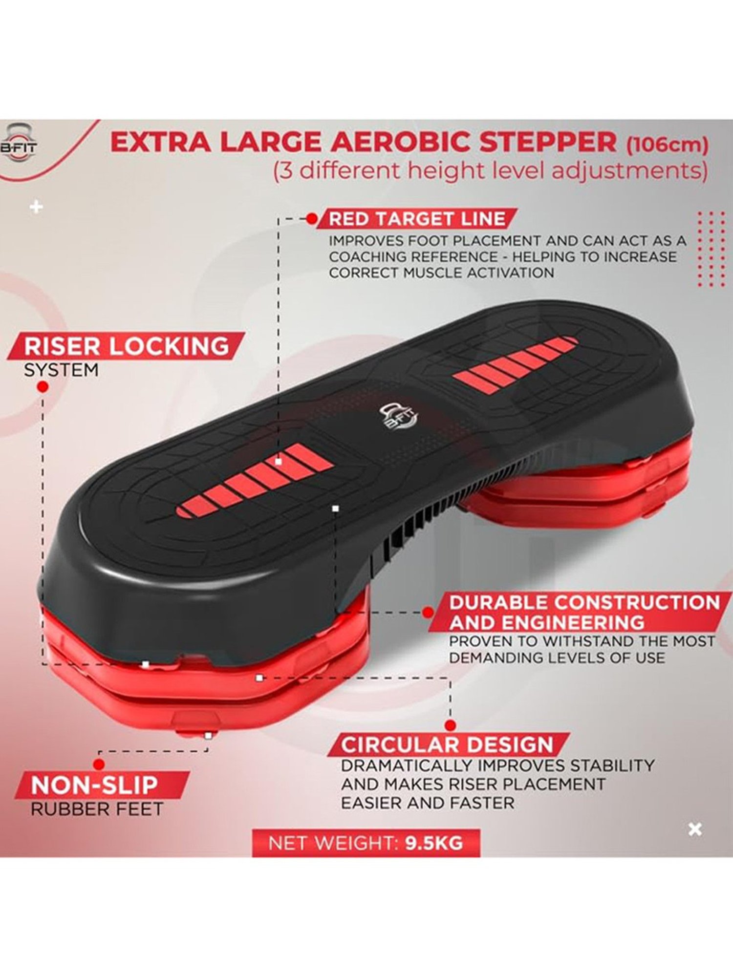 Protoner Gym Gloves with Padded Palm and Wrist Support (Black)