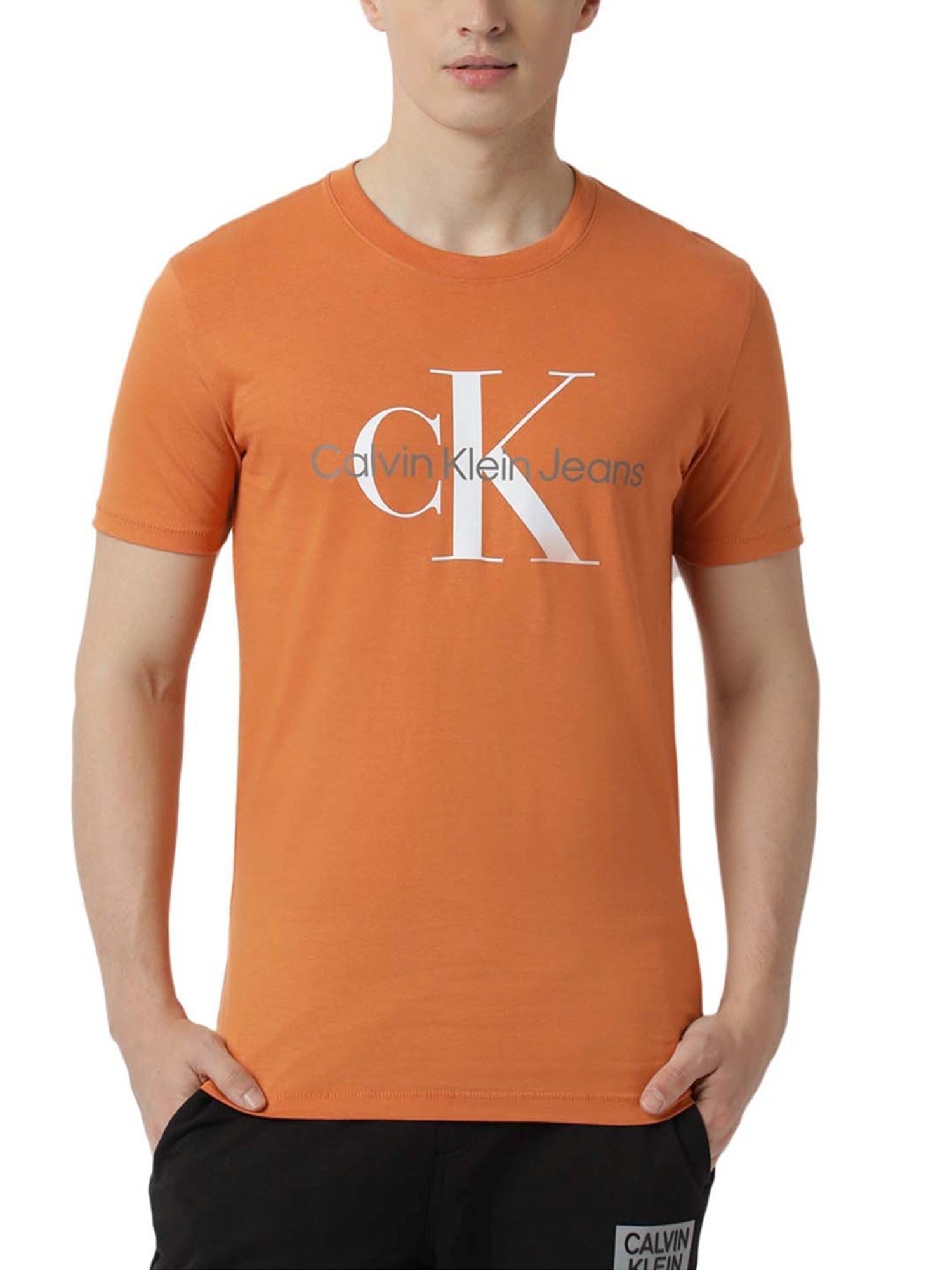 Calvin Klein Jeans Clay & White Logo Slim Fit T-Shirt