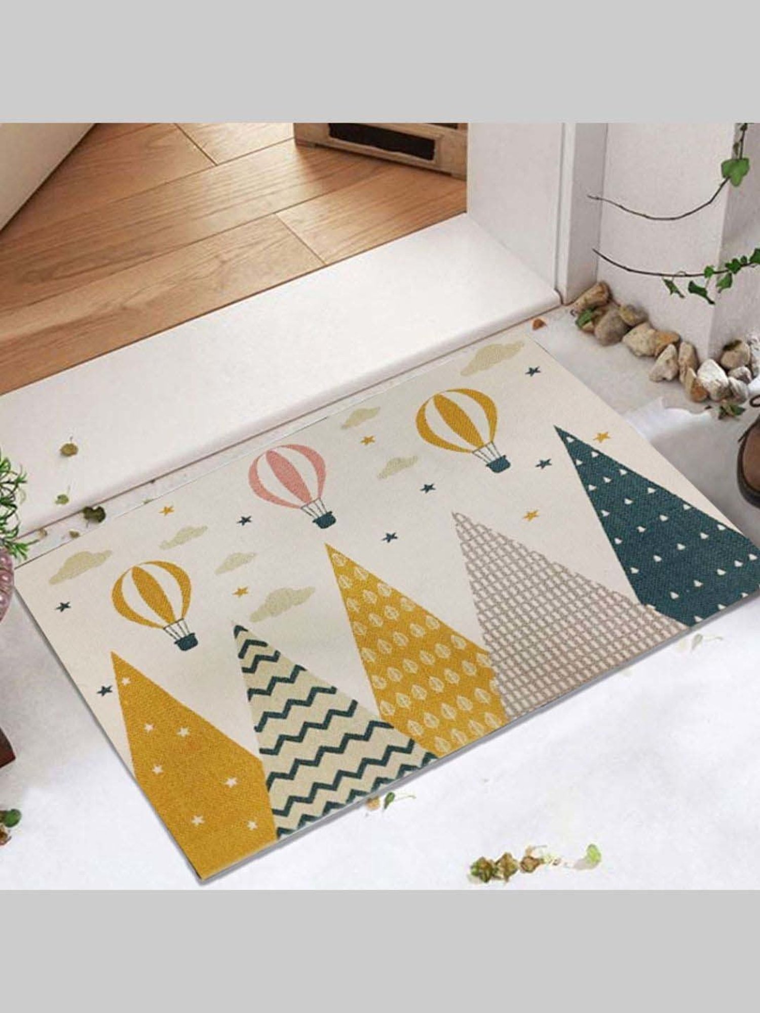 Freelance Grey PVC Set of 1 Door Mats