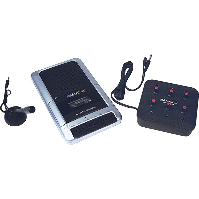 SL1039 Portable Cassette Player/Recorder and 6 Station Listening Center
