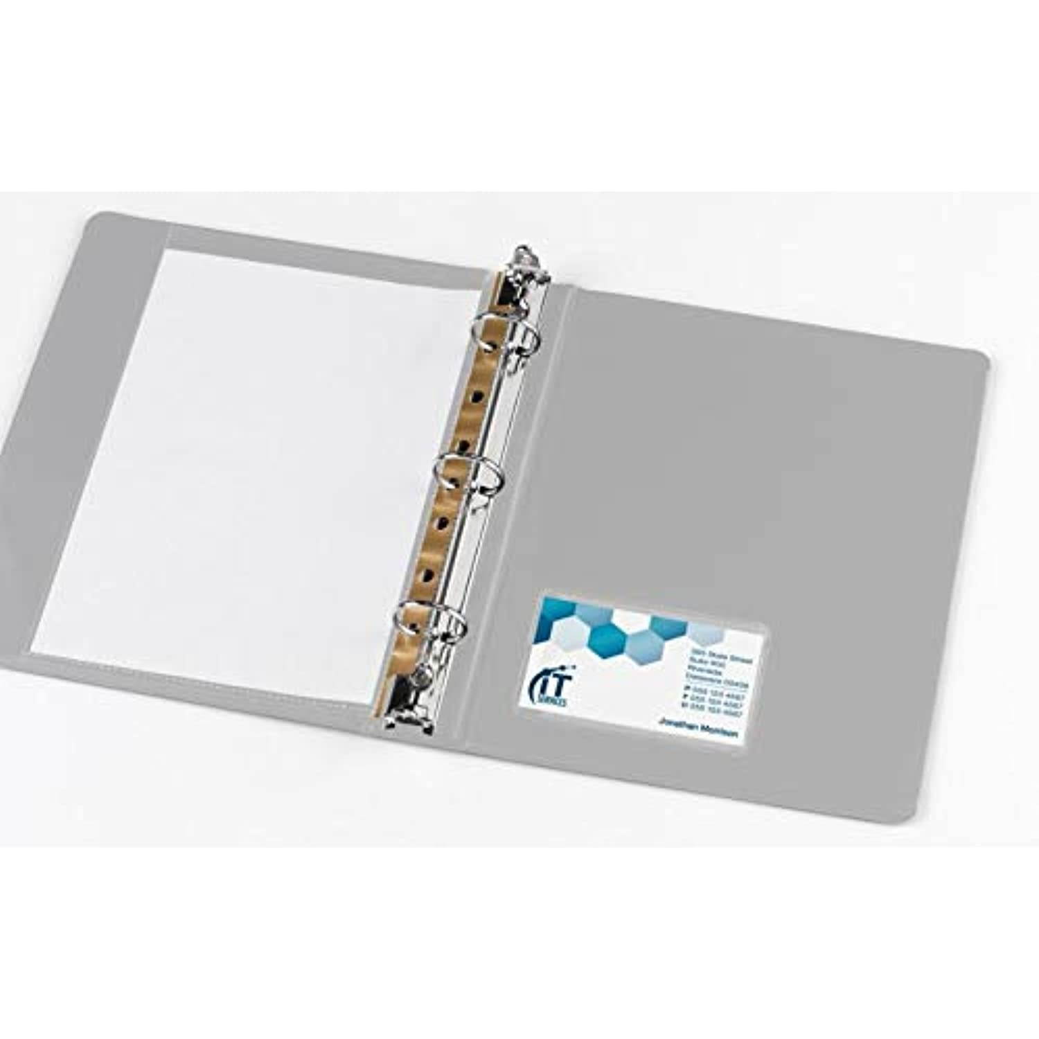 Office Depot Adhesive Business Card Pockets, Pack of 10, 181074