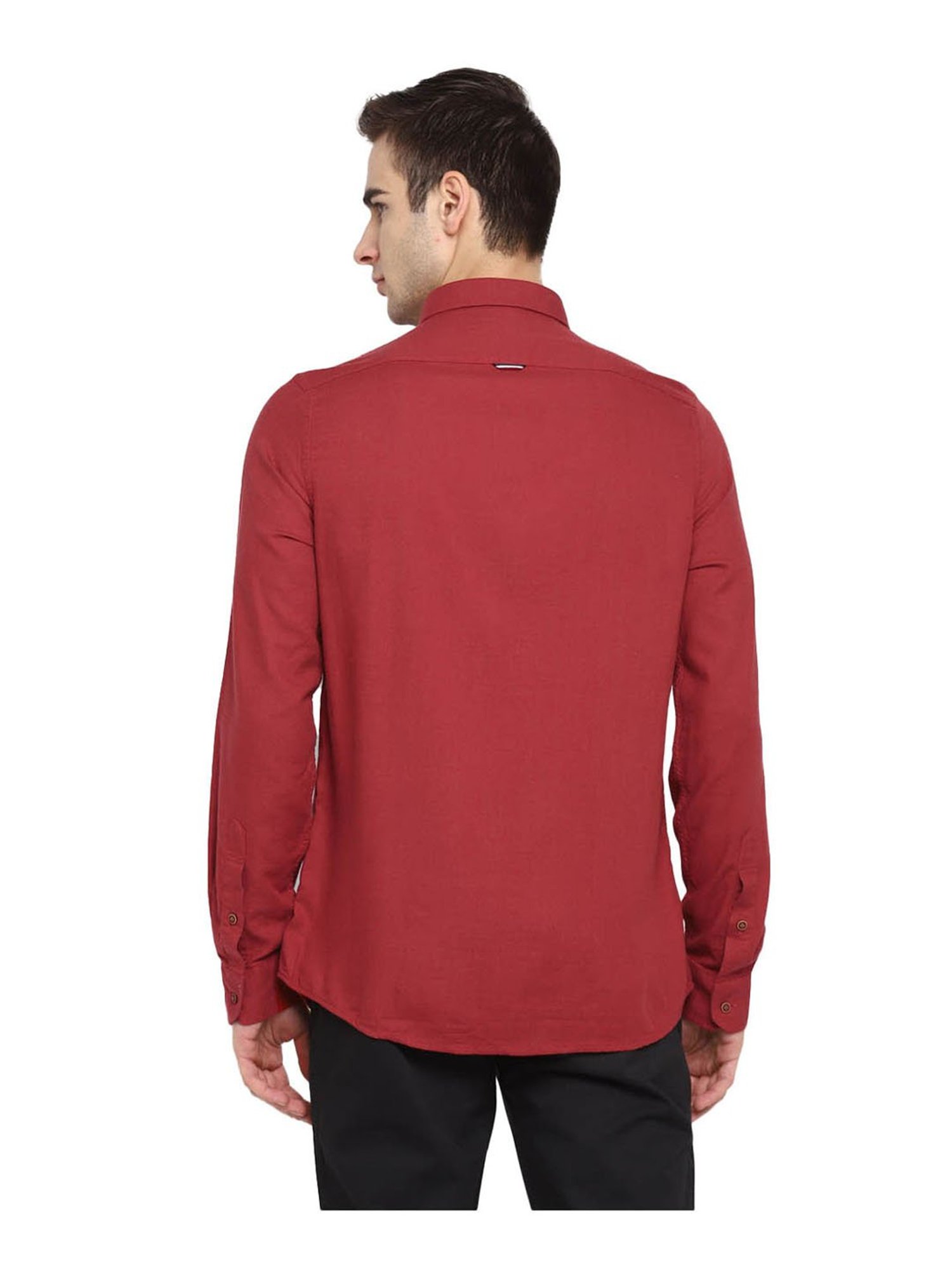 Turtle Red Slim Fit Shirt
