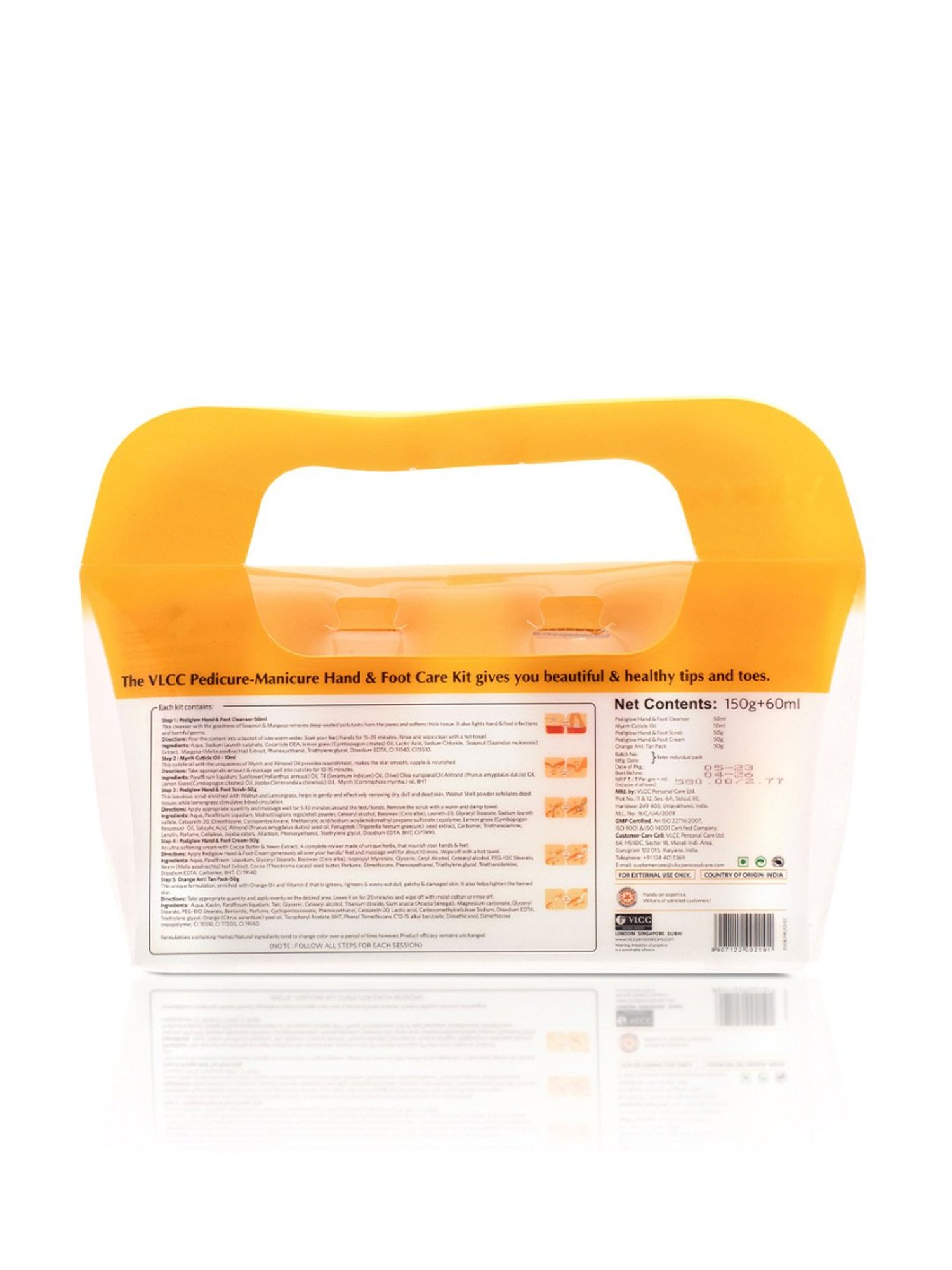 VLCC Pedicure & Manicure Hand & Foot Kit - 150 gm + 60 ml