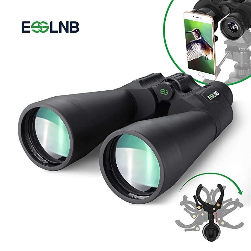 Giant Binoculars Astronomy 15X70 with Phone Adapter Tripod Adapter and Carrying Bag FMC Waterproof Binoculars for Adults Kids