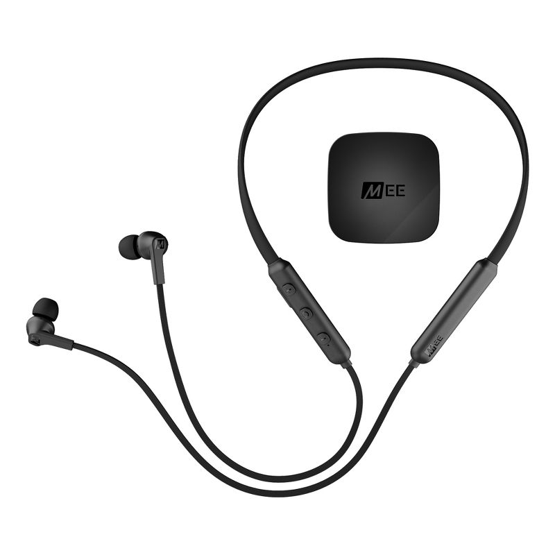 MEE Audio Connect - Bluetooth Wireless Audio Transmitter for TV with Bluetooth In-Ear Headphones