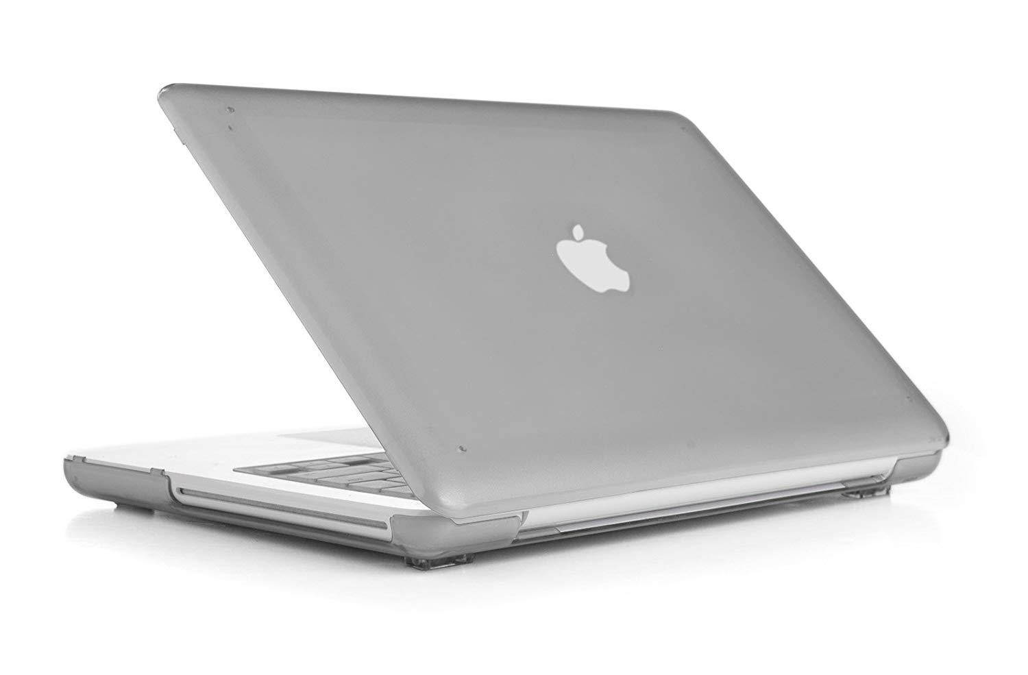 iPearl mCover Hard Shell Cover Case + Keyboard Skin for Model A1342 White Unibody 13-inch MacBook (part No. MC207LL/A or MC516LL/A, released after Oct. 20, 2009) - CLEAR