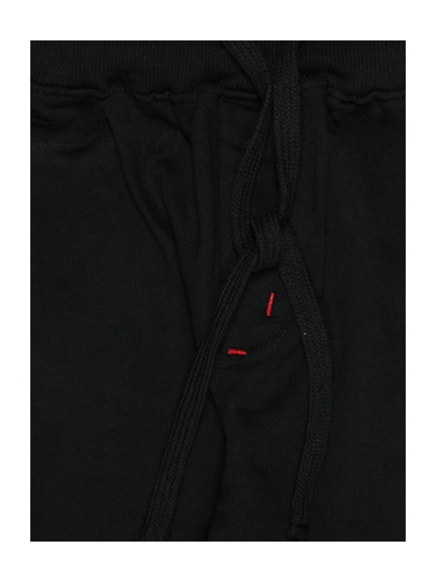 Todd N Teen Kids Black Cotton Graphic Print Joggers