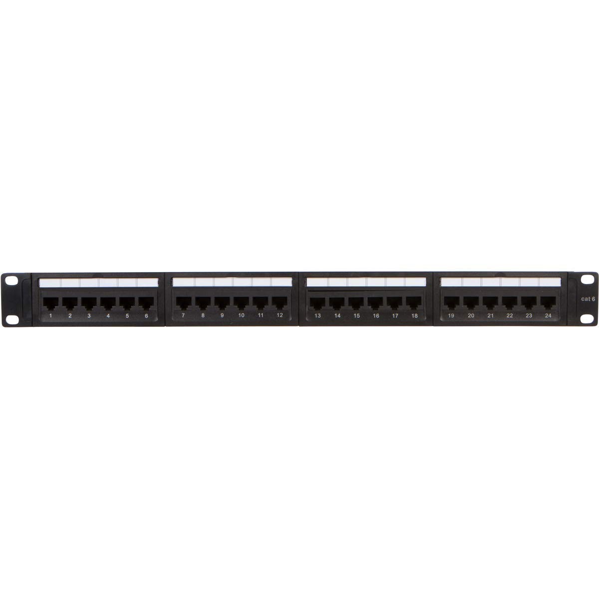 Buyer's Point 24 Port Cat6 RJ45 Patch Panel Rackmount or Wallmount with Punch Down Tool and Cable Management System , Server, Compatible with Cat 3/4/5/5e/6