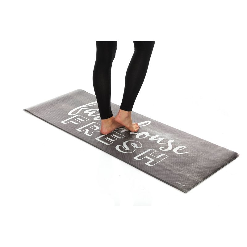 20"x34" Medallion Accent Kitchen Rug Blue - Threshold™