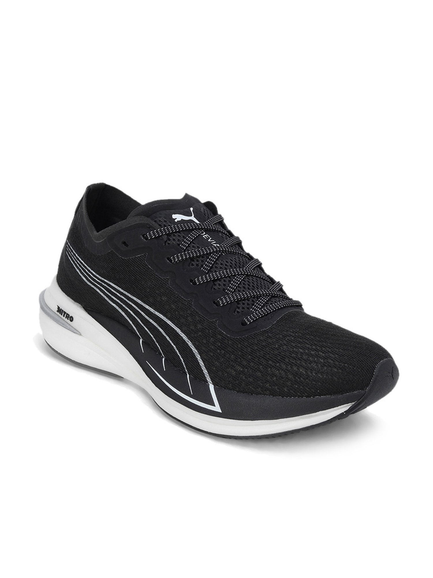 Puma Women's Deviate Nitro Black Running Shoes