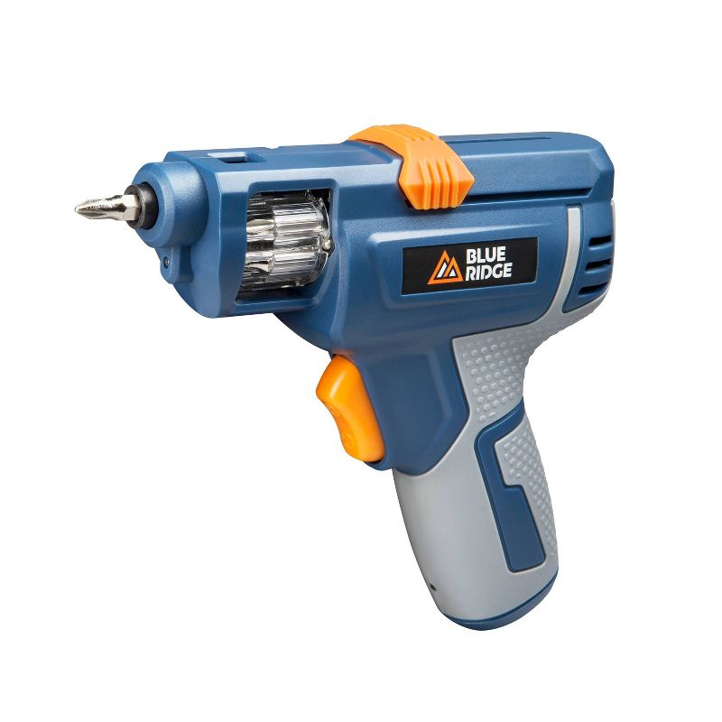 Blue Ridge Tools Rechargeable Screwdriver With Bit Storage