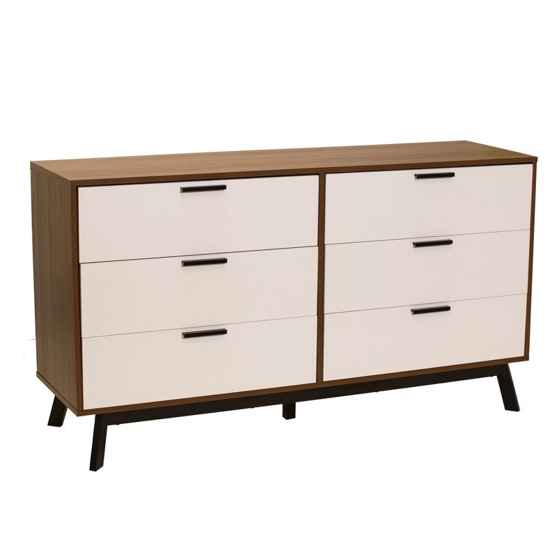 Aspen 6 Drawer Dresser Vintage Reddish/Brown - loft607