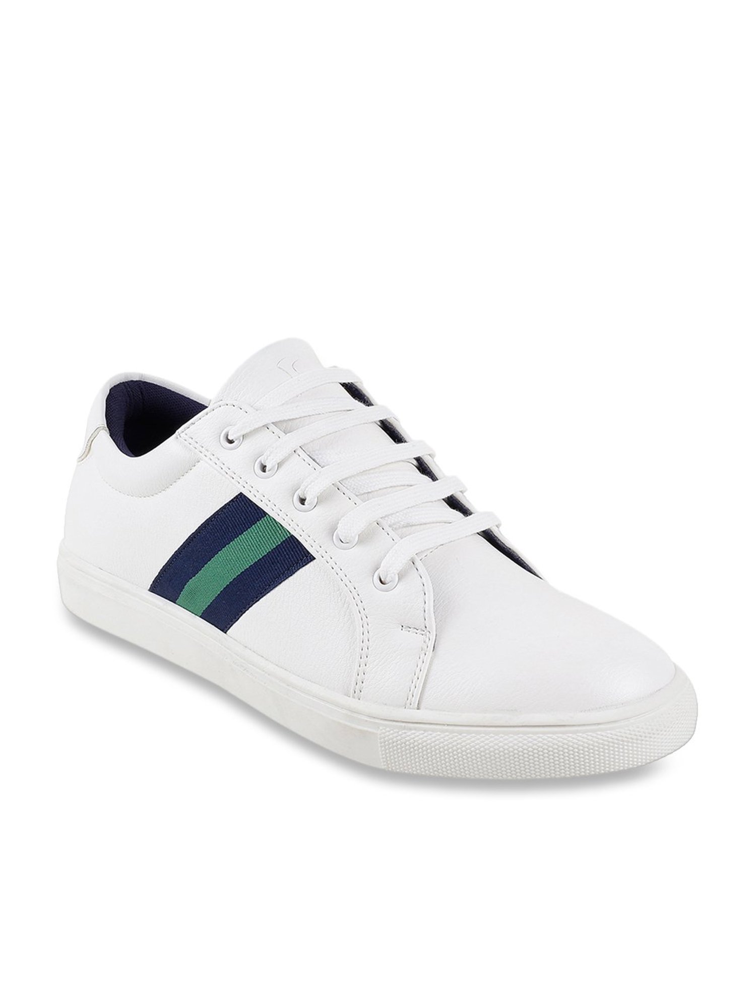 Mochi Men's White Casual Sneakers