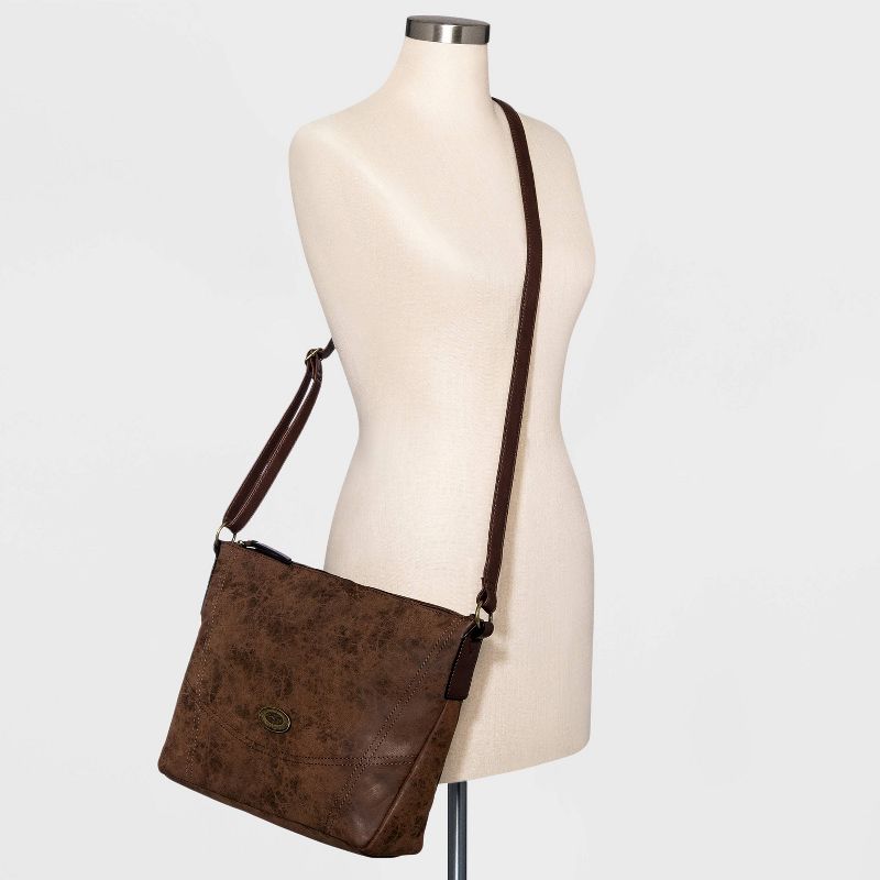 Concept Shoulder Handbag - Brown