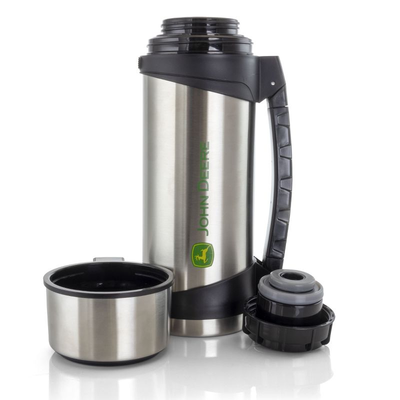 John Deere 1.05 Quart Thermal Traveler with Lid and Handle