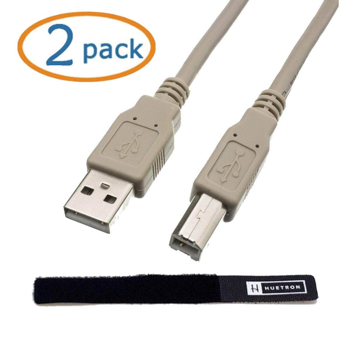 2-Pack Huetron 3ft & 10ft USB Cable A to B nesonPnefnetion3170 Photo Scanne