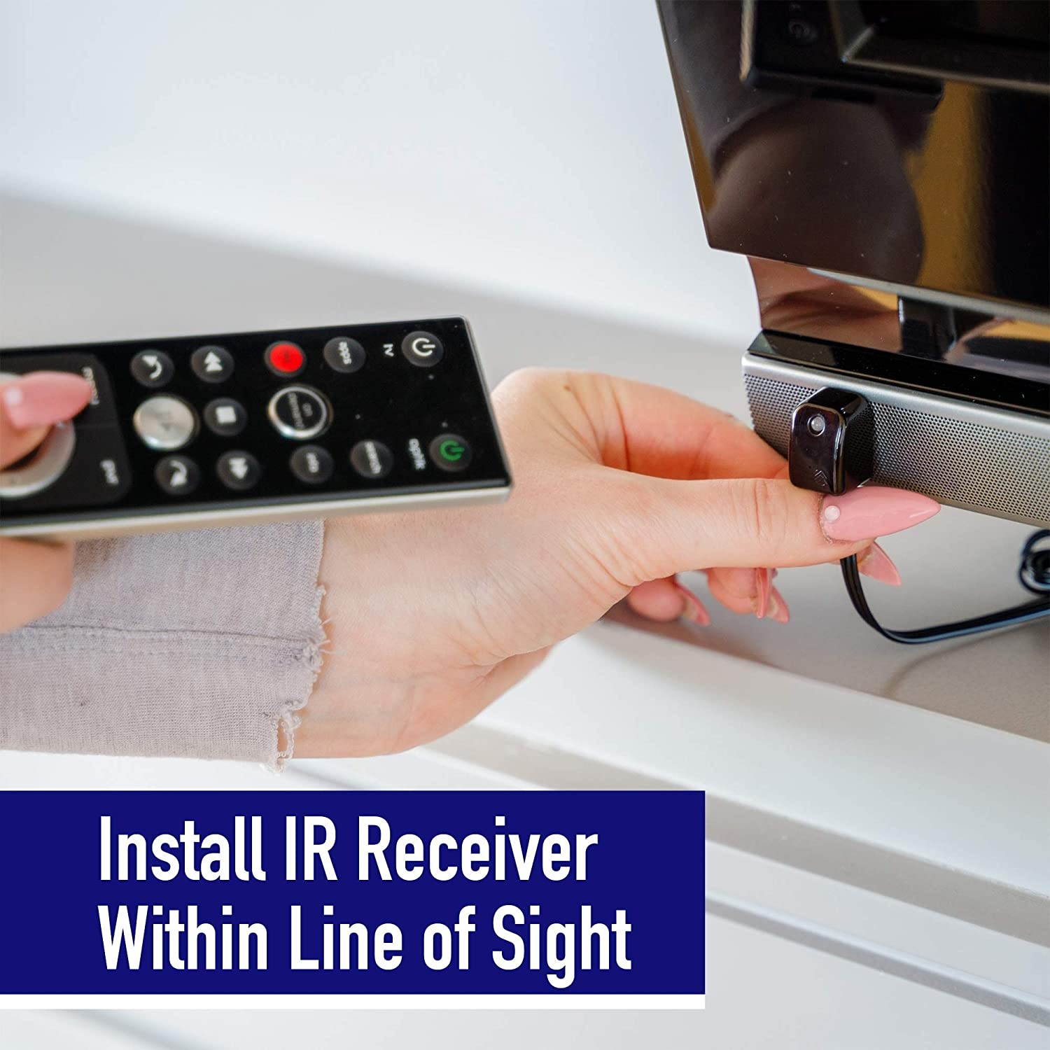 BAFX Products (Infrared) IR Remote Control Extender or IR Repeater Kit - Control 1 to 8 Devices (Expandable to 12!)