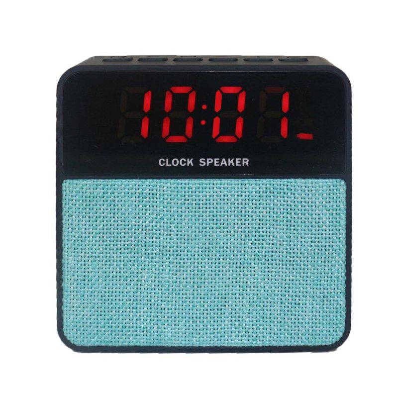 JT2605 Wireless Bluetooth Speaker LED Alarm Clock Hands-free Support TF Card