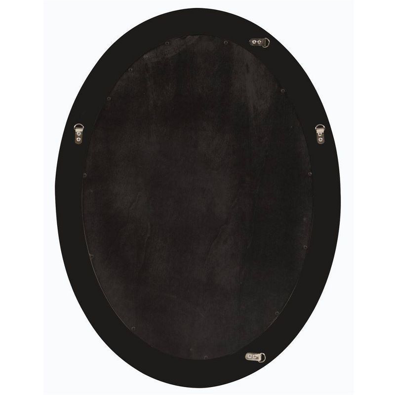 Oval George Decorative Wall Mirror Black - Howard Elliott