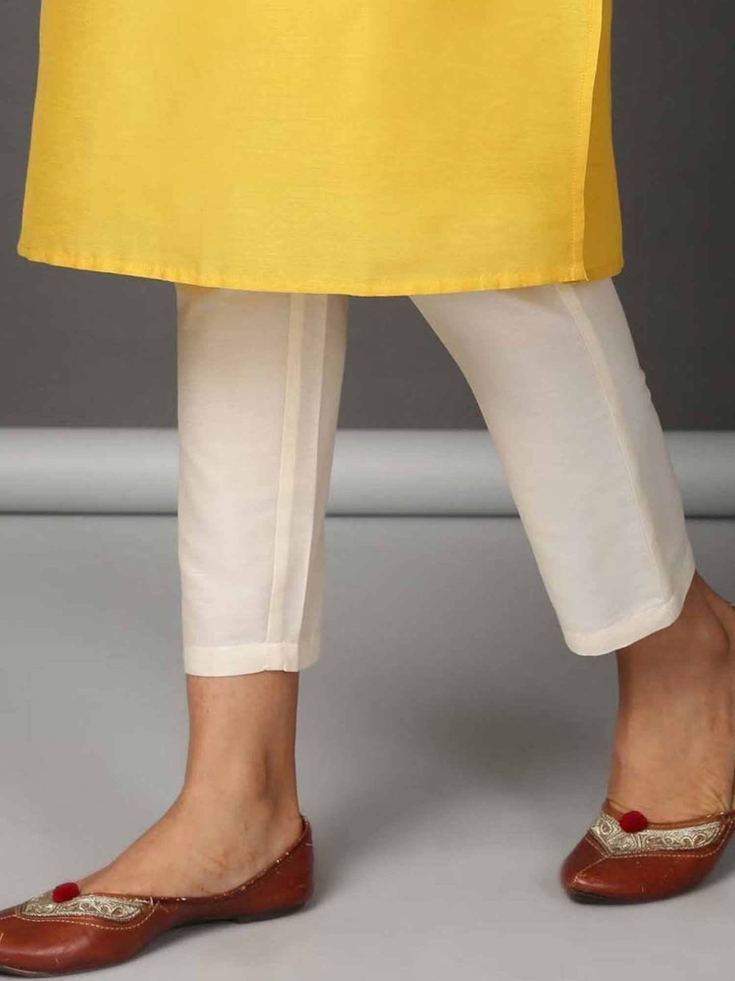 Nuhh Yellow Lets Toast Kurta and Pant Set with Dupatta
